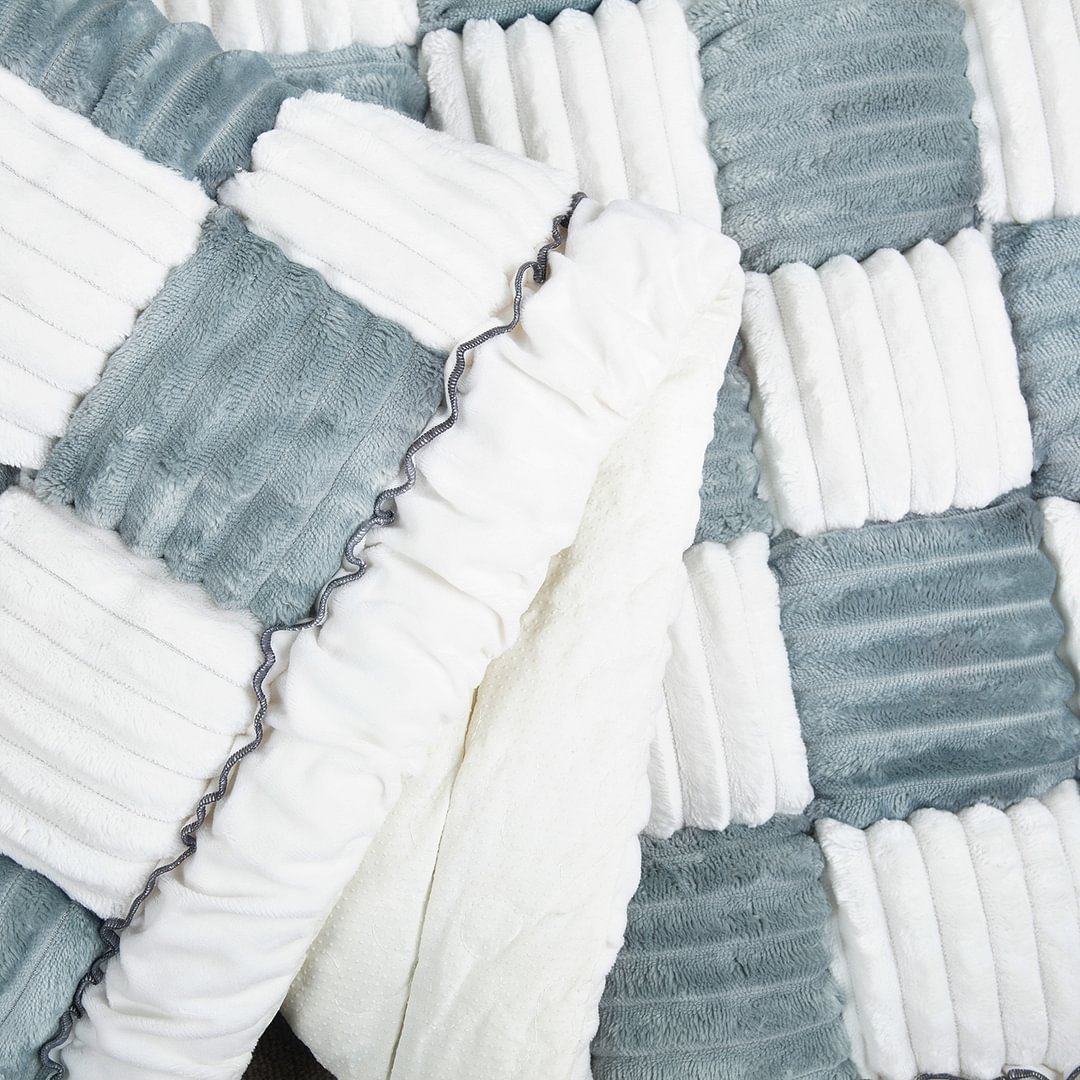 Large Plaid Square Pet Mat Bed Couch Cover