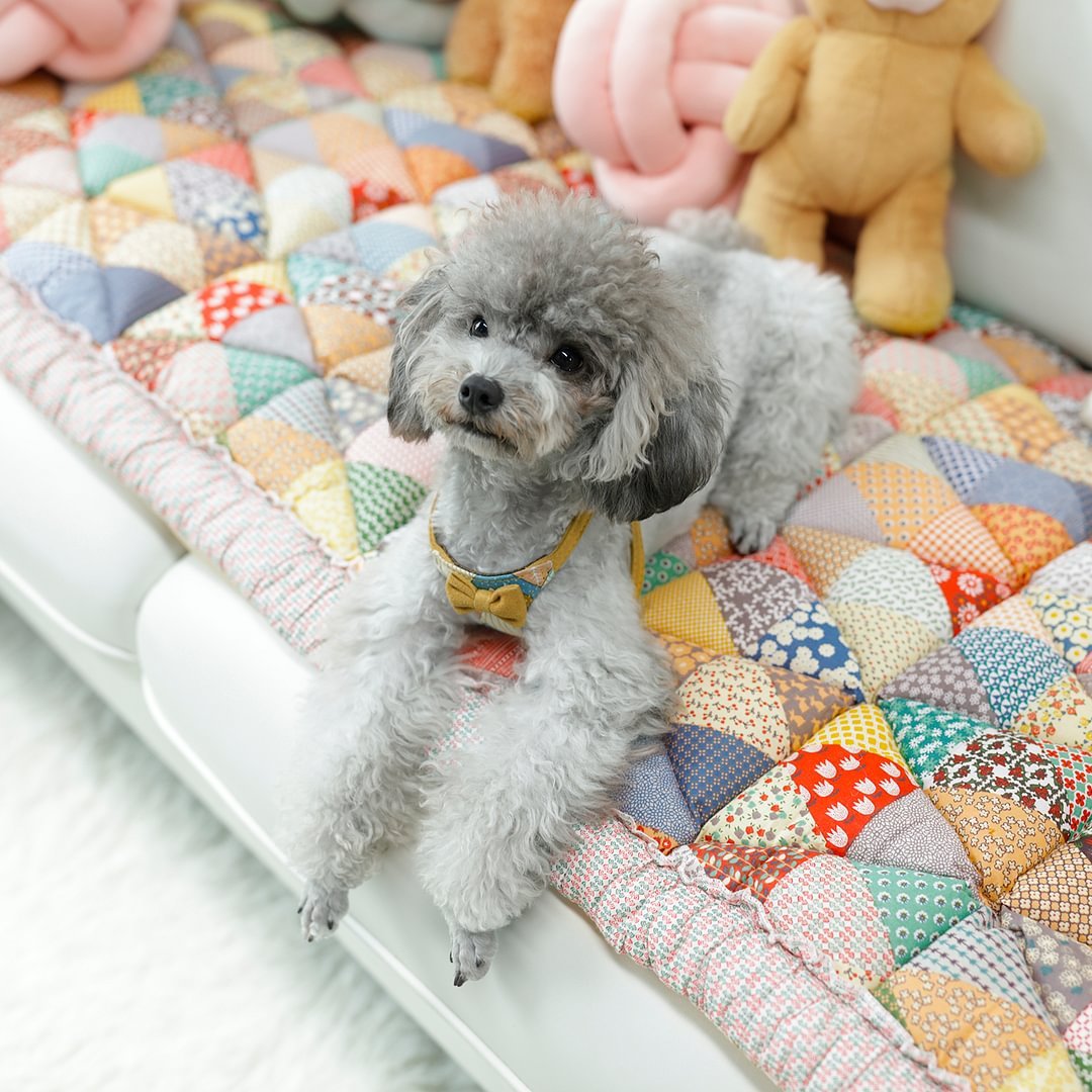 Large Plaid Square Pet Mat Bed Couch Cover