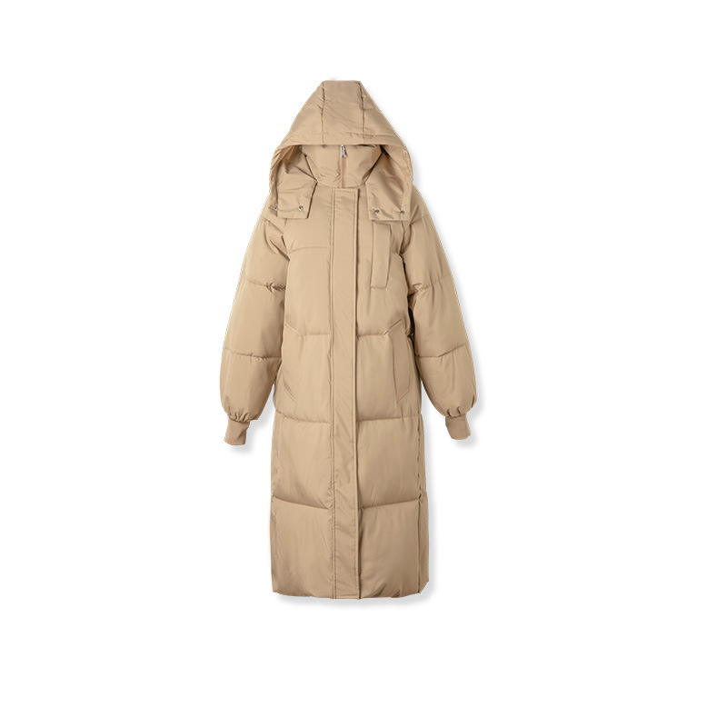 Long Overknee Cotton-Padded Jacket Loose Down Jacket