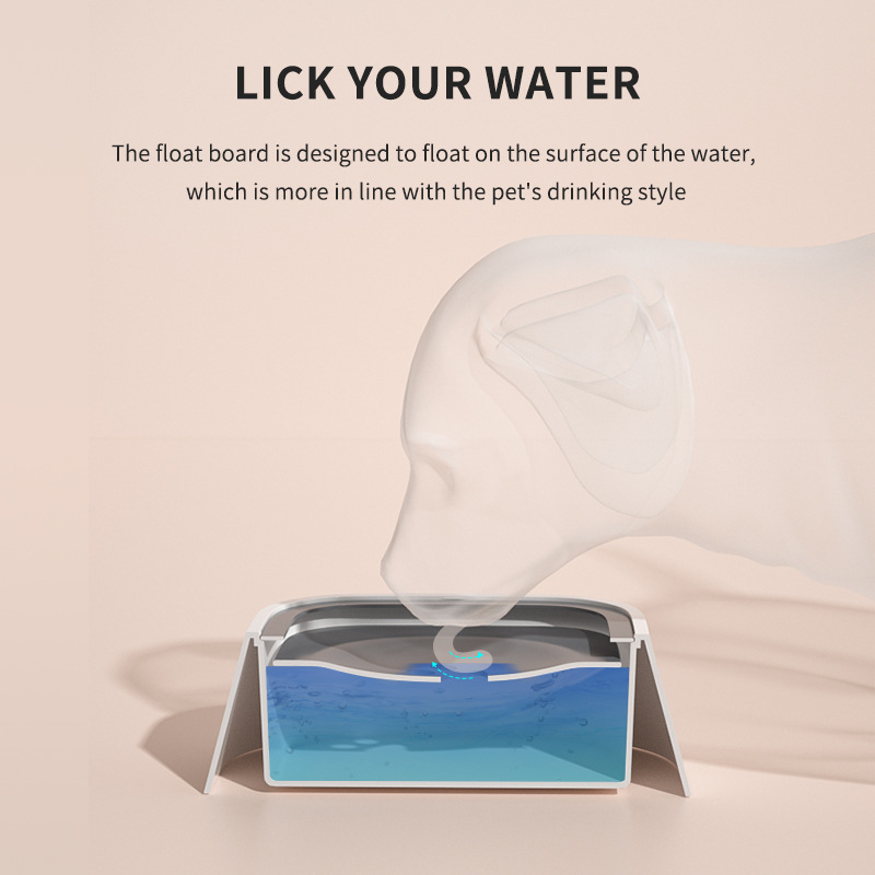 Non-Spill Dog Water Bowl Slow Feeder Dog Bowl