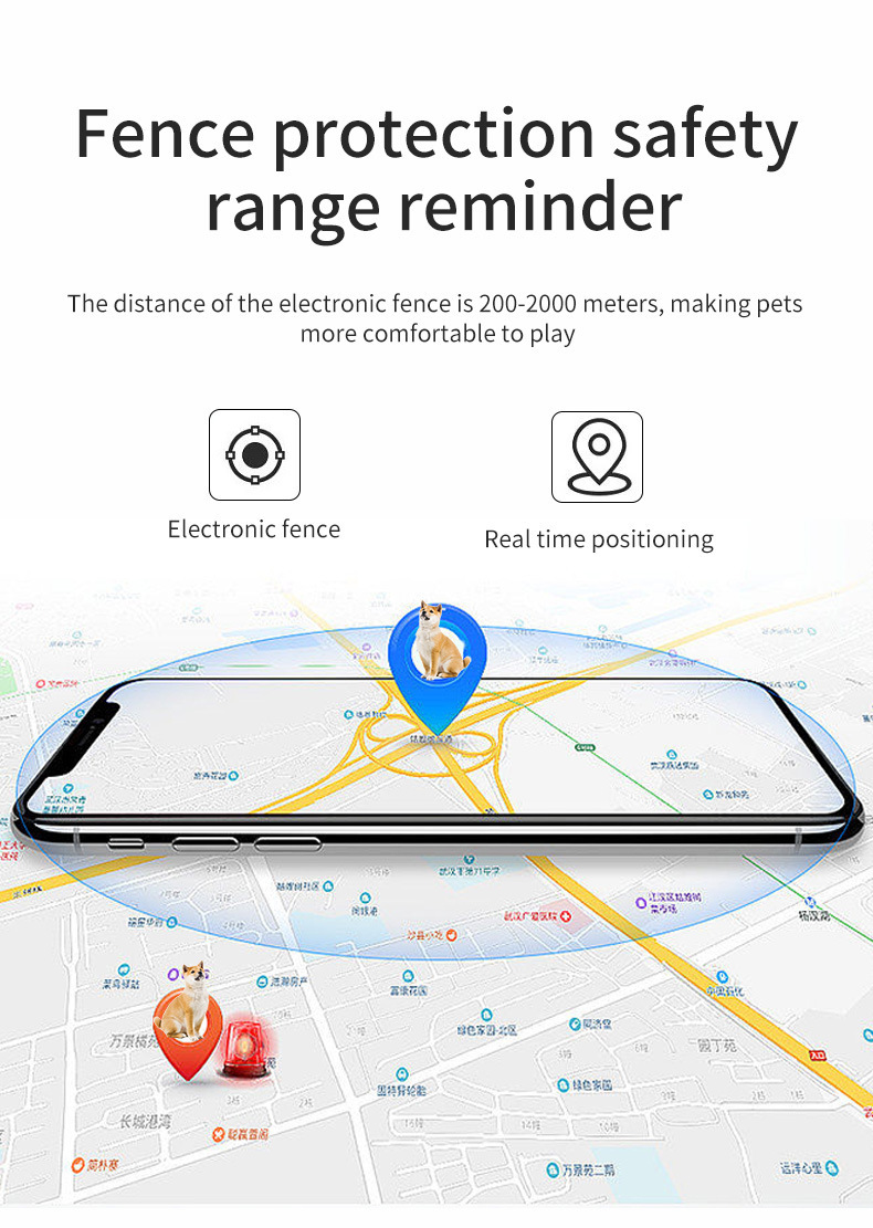 Real-Time Dog Cat GPS Tracker Collar