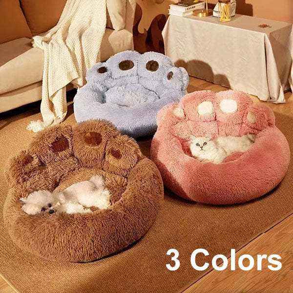 Calming Bear Paw Bed for Pets-gladdween
