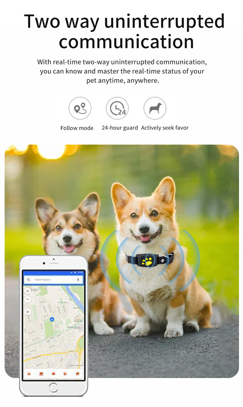 Real-Time Dog Cat GPS Tracker Collar