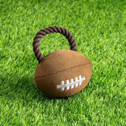 Plush Rugby Football Sound Toy Dog Interactive Toy