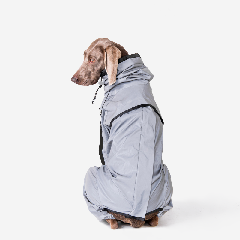 Reflective All-weather Waterproof Space Coat Dog Rain Coat