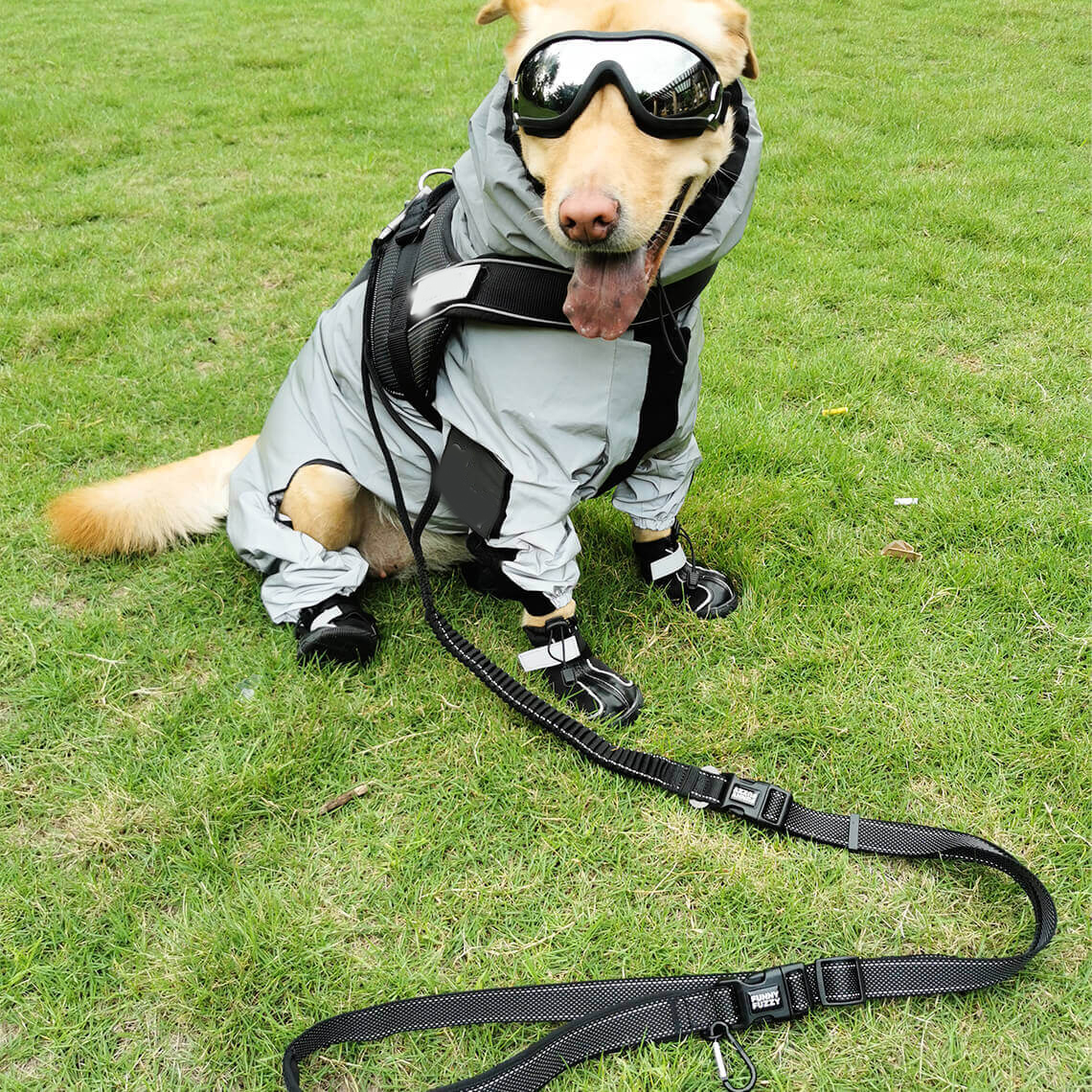 Reflective All-weather Waterproof Space Coat Dog Rain Coat
