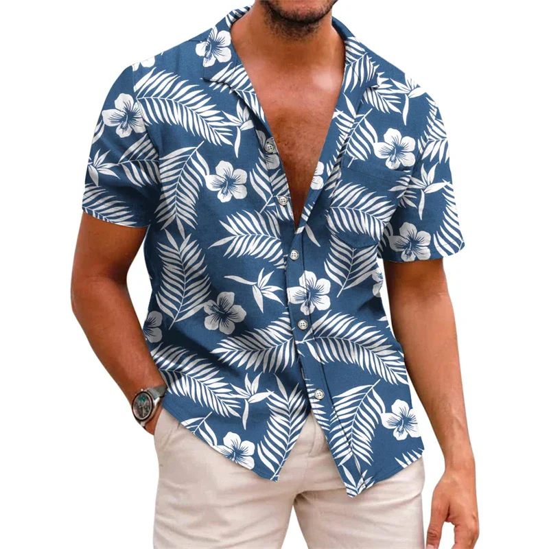 Summer Hawaiian Short Sleeved Shirt