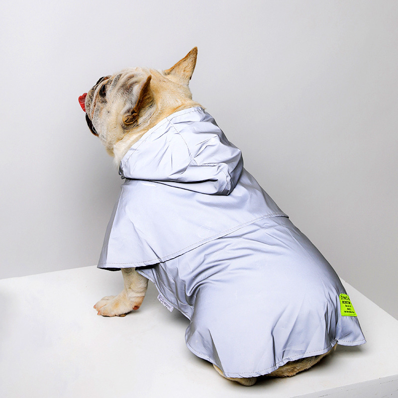 Reflective All-weather Waterproof Space Coat Dog Rain Coat