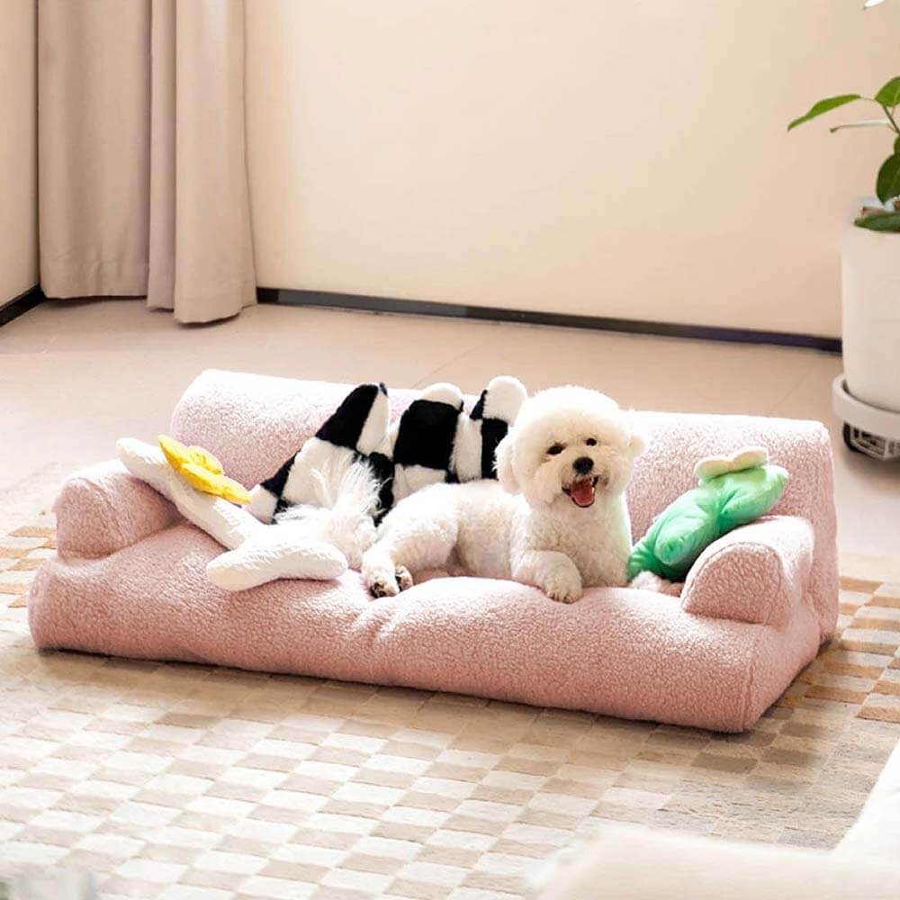 Vintage Leisure Diamond Dog & Cat Sofa Bed