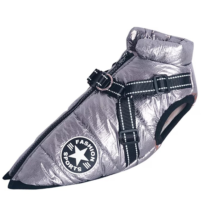 Dog Winter Jacket Coat With Harness