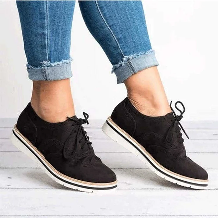 Womens Rubber Brogue Shoes Stomach Flower-shaped Decorative Flat Shoes