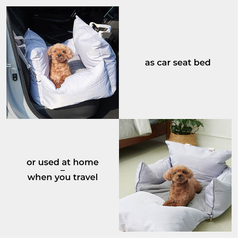 Travel Dog Car Seat Bed - Gymbag Water-Resistant-gladdween