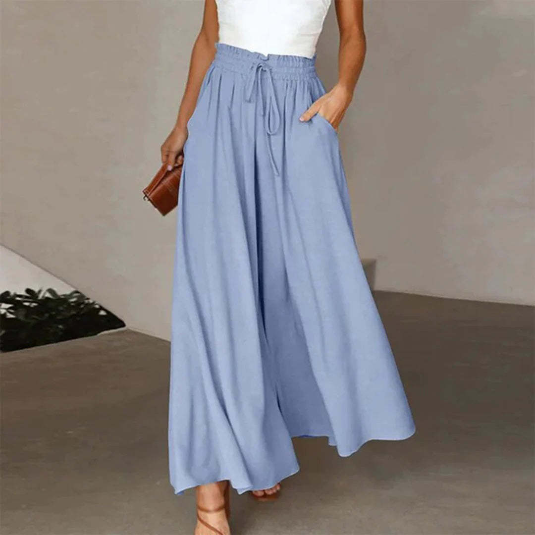 Drusilla - Wide Leg Pants - Chic - Polyester - Everday Wear