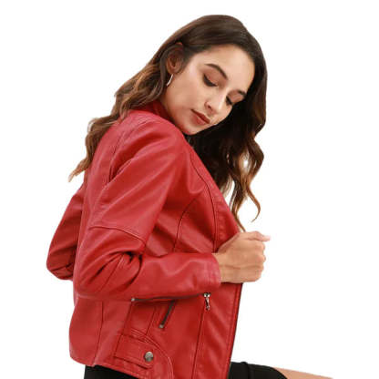 Meja - Elegant Leather Jacket