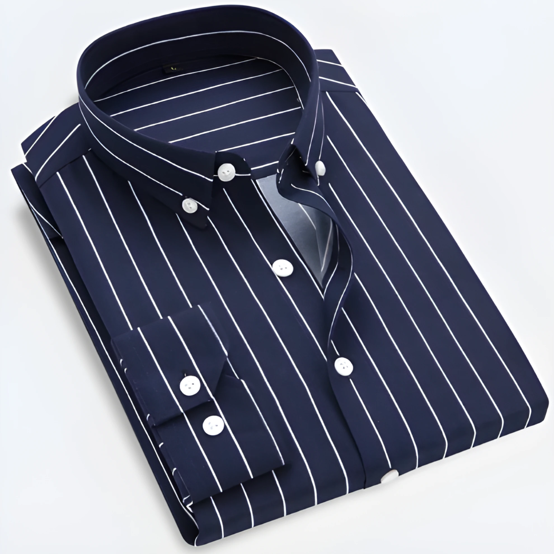 Men's Stripe Long Sleeved Shirt