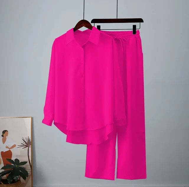 Anna - Two-Piece Wide Leg Set