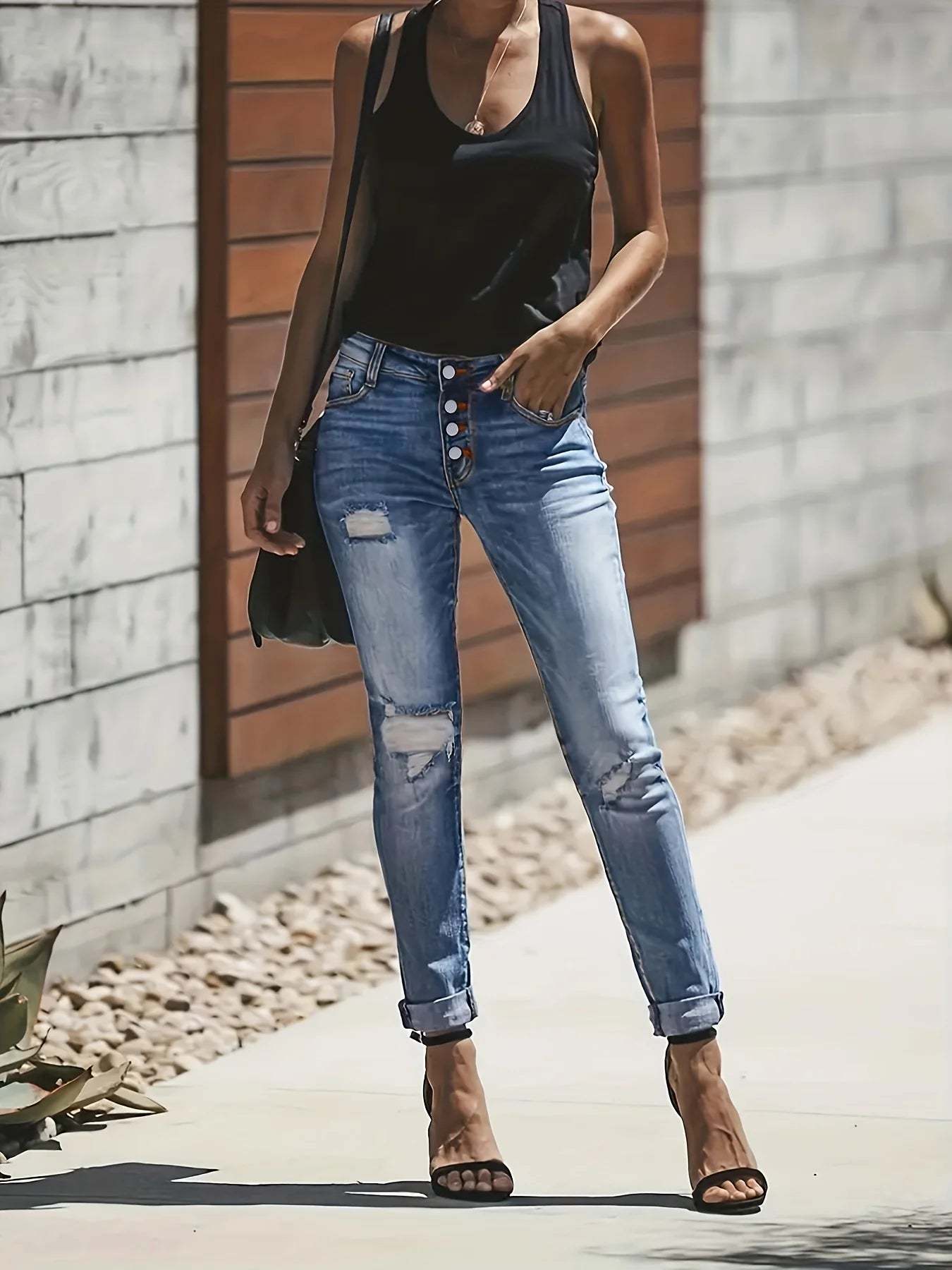 Angela - Casual Denim Jeans