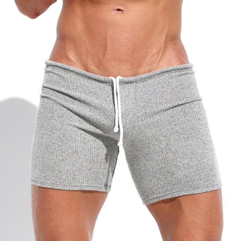 Men's Solid Slim Drawstring Vacation Casual Shorts
