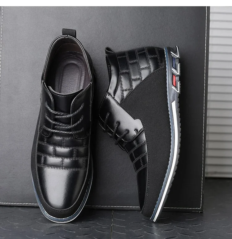 Gatsby Shoes High Top Oxford Derby Leather Shoes