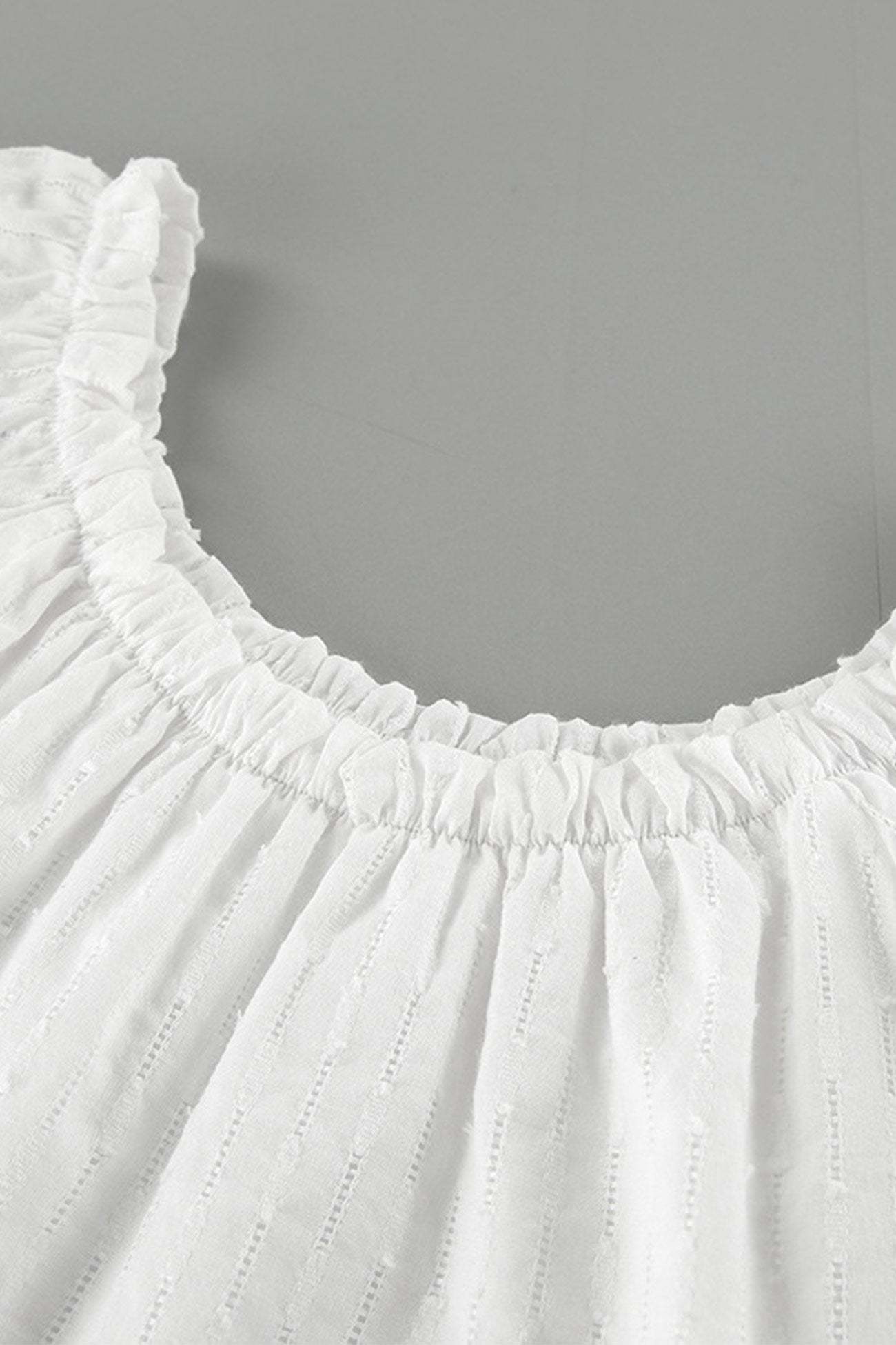 Leilani - cotton ruffle sleeve slit pants set