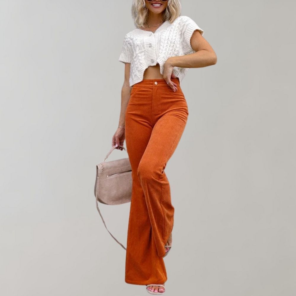 Noemi - Corduroy Flared Pants