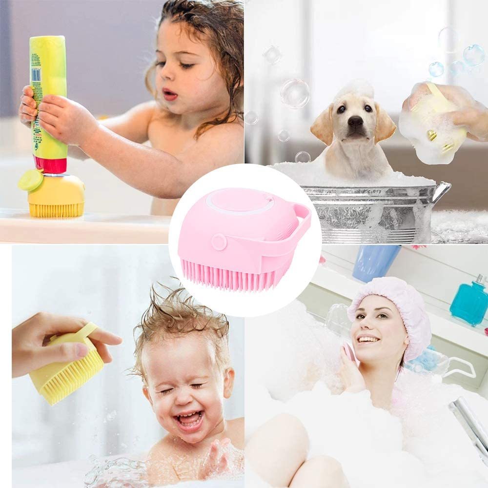 Pet Shampoo Grooming Brush