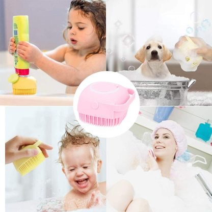 Pet Shampoo Grooming Brush