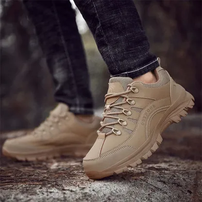 Outdoor Sports Thick Sole Waterproof Durable Men's Sneakers
