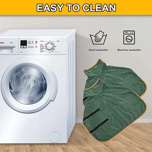 Microfiber Dog Bathrobe-gladdween