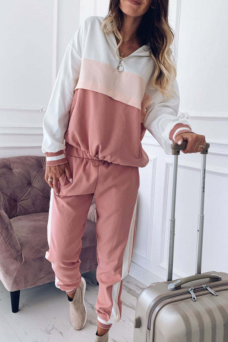 Daphne - women's sports suit long-sleeved top and casual pants set