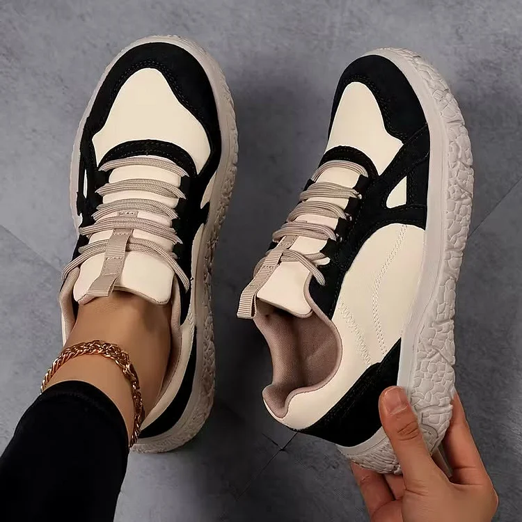 Women's Suede Patchwork Sport Shoes