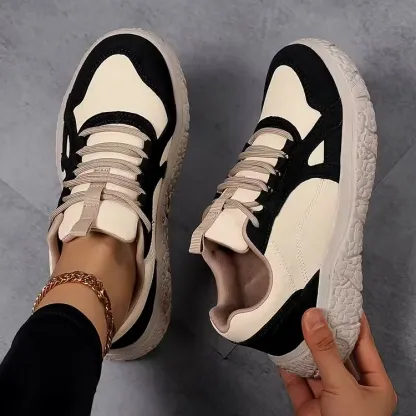 Women's Suede Patchwork Sport Shoes