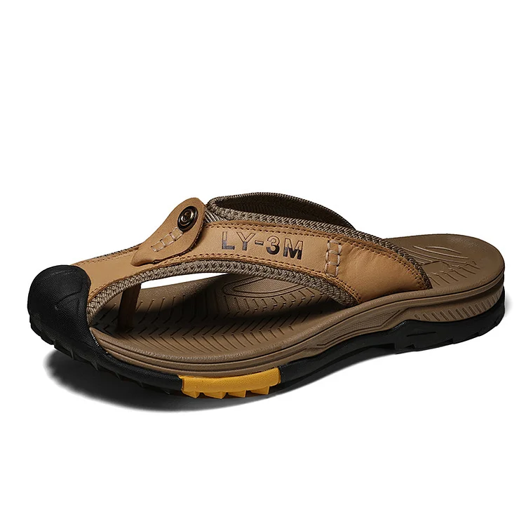 Men's Outdoor Flip-Flops with Durable Sole