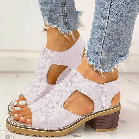 Fashionable Orthopedic High Heels Open Toe Sandals For Women