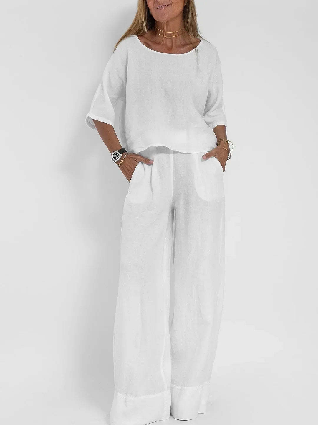 Hemp Cotton 2pc Pant Set