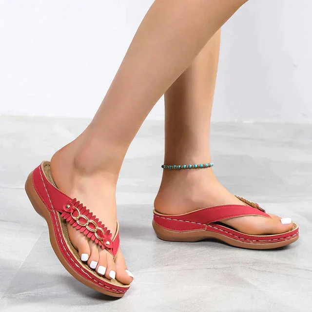Orthopaedic Flip Flops Wedge Sandals
