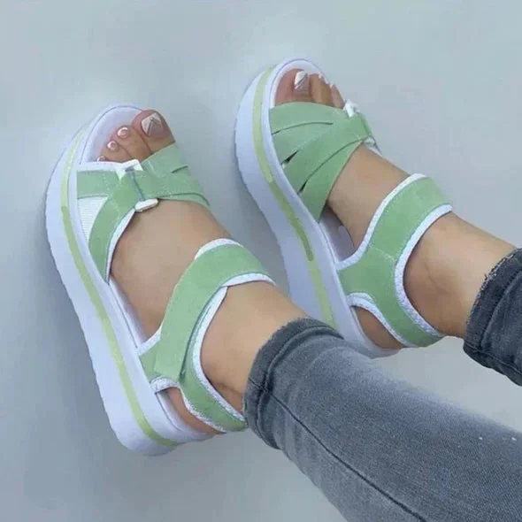 2026 Premium Diabetic Walking Orthopedic Platform Sandals