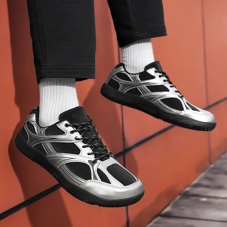 Metallic Mesh Active Sneakers