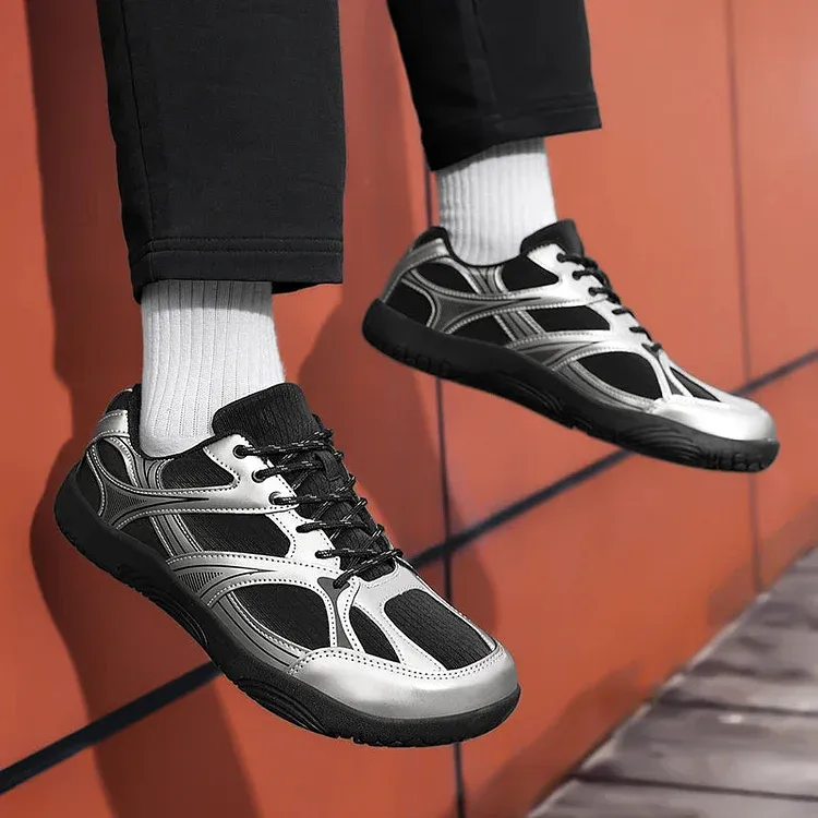 Metallic Mesh Active Sneakers