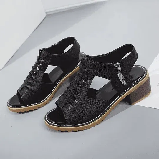 Fashionable Orthopedic High Heels Open Toe Sandals For Women