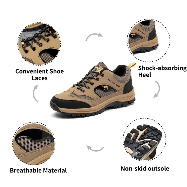 Orthopedic Men Shoes Comfortable Breathable Thick Sole Casual Shoes