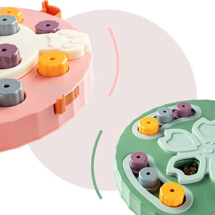 Cat Food Puzzle Feeder, Cat Treats Puzzle Toys-gladdween