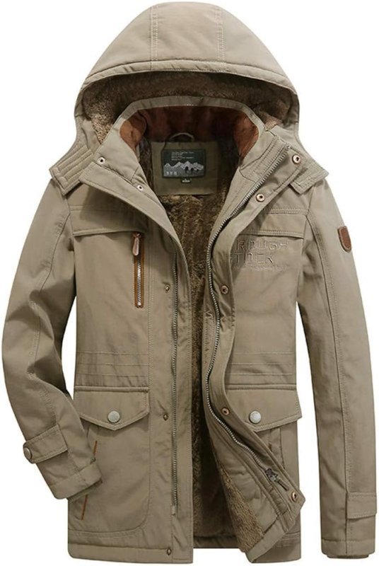 Warm Padded Jacket for Men in Winter