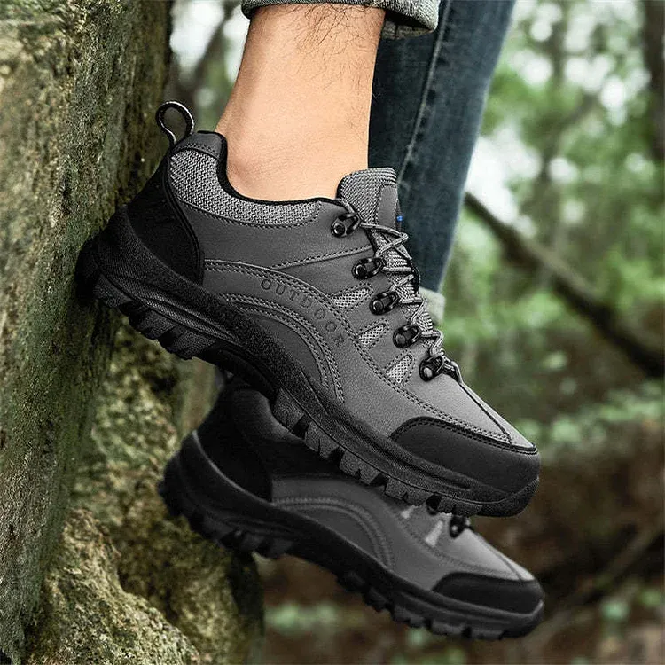 Outdoor Sports Thick Sole Waterproof Durable Men's Sneakers