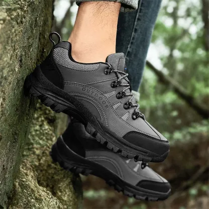 Outdoor Sports Thick Sole Waterproof Durable Men's Sneakers
