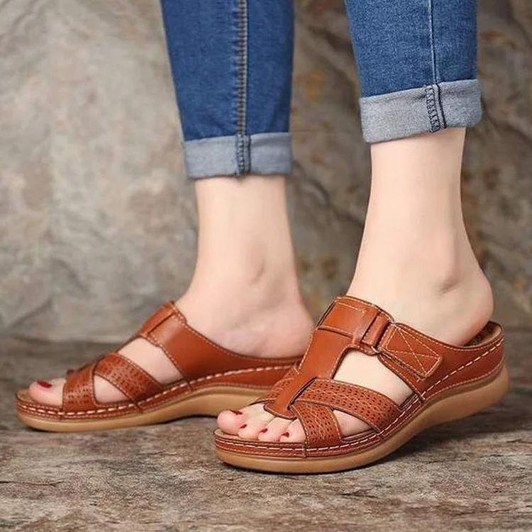 Premium Orthopaedic Open Toe Bunion Corrector Wedge Sandals