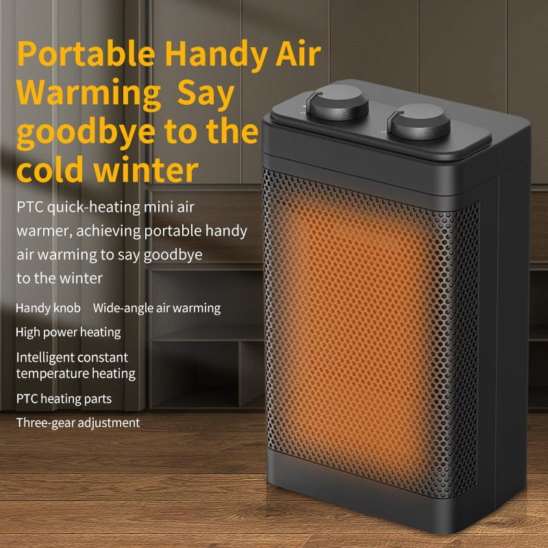 Space Heater With Fan & Thermostat 1500w/1200w-gladdween