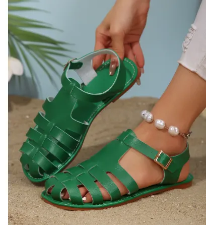 Women's Classic Buckle Strap Casual Sandals