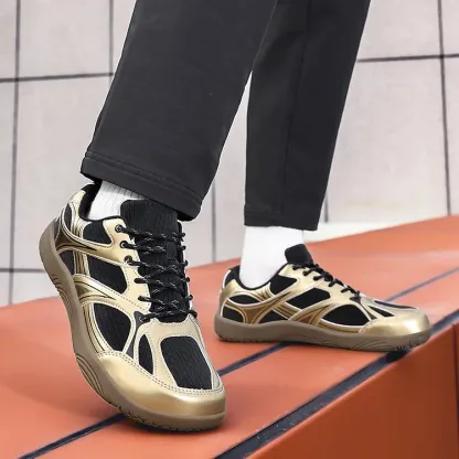 Metallic Mesh Active Sneakers