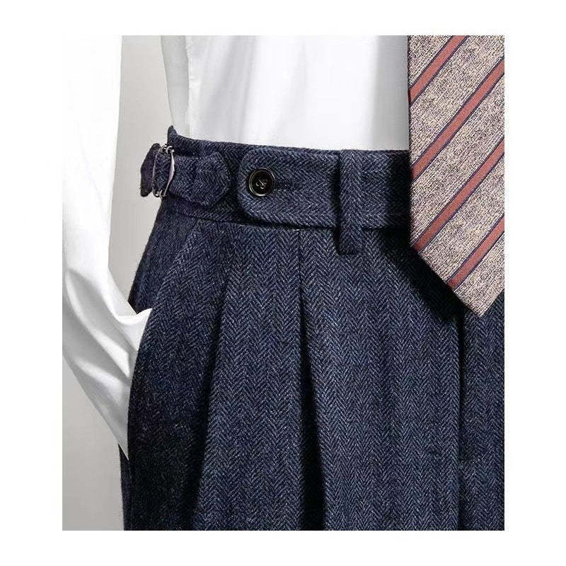 Arturo - Men's leisure trousers in tweed